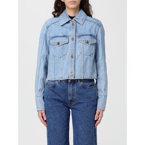 Balmain Women Balmain Crop Denim Jacket
